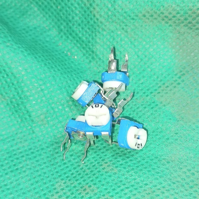 VR 101 100 100R 100ohm โอห์มตัวต้านทานตัวแปร trimpot potentiometer A Fajar electro 2