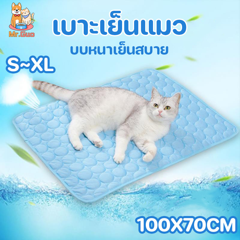 แผ่นเย็นหมา เบาะเย็นแมว ที่นอนสัตว์เลี้ยง เสื่อน้ําแข็ง สําหรับสัตว์เลี้ยง สุนัข แมว เหมาะกับฤดูร้อน บบหนาเย็นสบาย