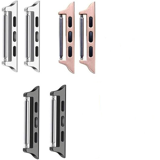 ชิ้นส่วนเชื่อมต่อสแตนเลสสําหรับ SmartWatch Ultra 2 49 มม.46 มม.45 มม.44 มม.42 มม.41 มม.อุปกรณ์เสริม iwatch Band Strap Series 10 9 8 7 6 SE 5 4