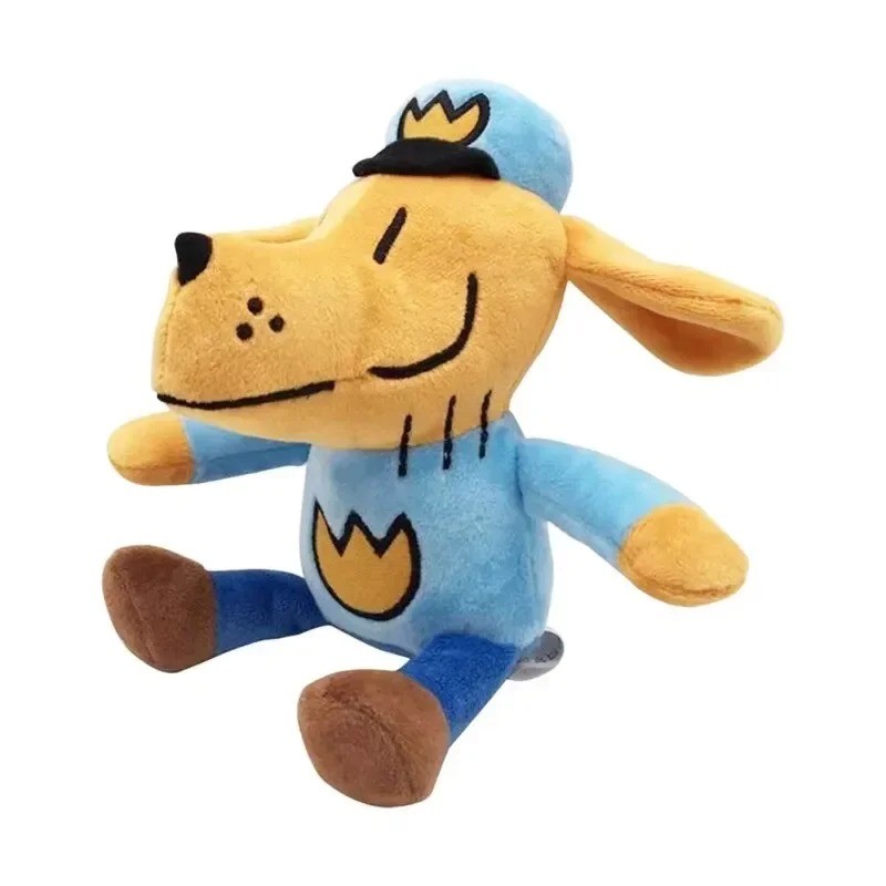 Jamxun 30 ซม.น่ารัก Dog Man ของเล่นตุ๊กตา Dogman ตุ๊กตานุ่มตุ๊กตาการ์ตูน Petey the Cat Puppy Chief Plushie สัตว์ตัวเลขของขวัญวันเกิด