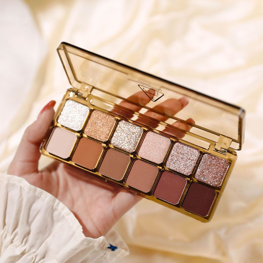 V-shop: อายแชโดว์สีสวย พาเลตอายแชโดว์กันน้ำ พาเลทอายแชโดว์ 16สี เนื้อกลิต​เตอร์​ สีสวย  Y0033 ราคา ถูกที่สุด ดีลบีเคเค แกลเลอรีภาพที่ 2