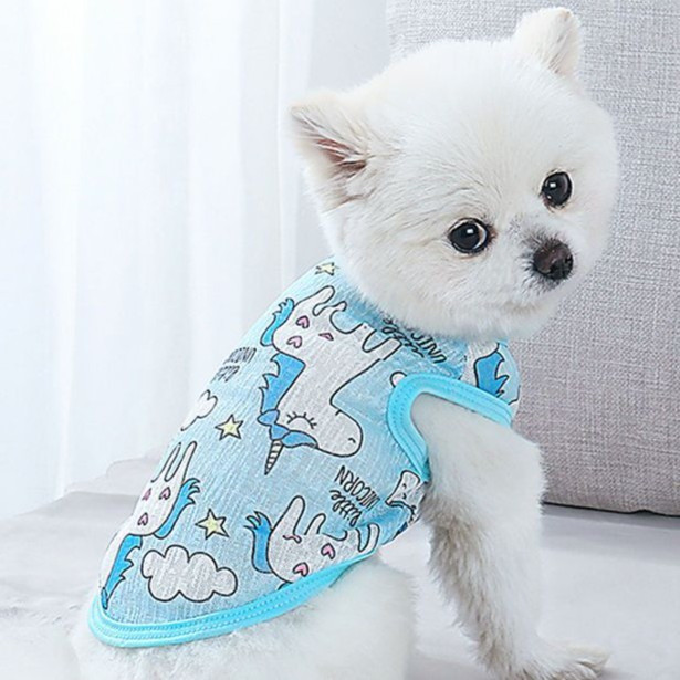 7 สีขนาด XS-5XL เสื้อผ้าสัตว์เลี้ยงฤดูร้อนใหม่สําหรับสุนัขและแมวกระต่าย - รูปที่ 6