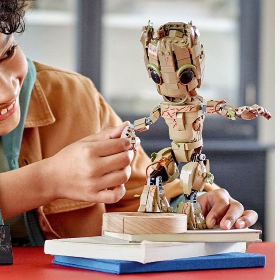 บล็อกตัวต่อ ฮีโร่มาร์เวลกรูท ของเล่นตัวต่อเลโก้ Marvel Super hero Groot เสริมการเรียนรู้เด็ก ของขวัญ - รูปที่ 3