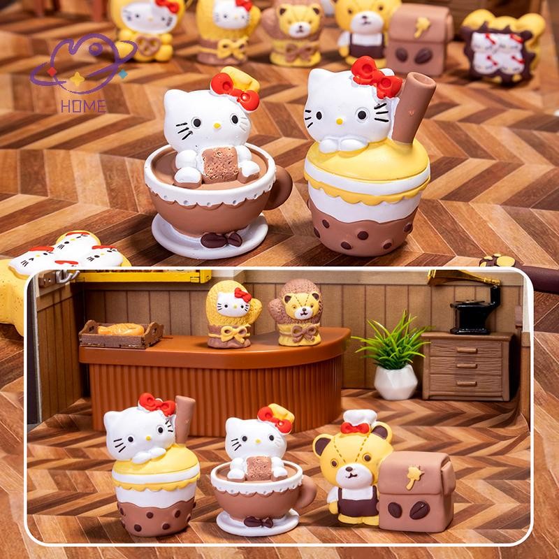 [mayhome] การ์ตูนน่ารักอาหาร HelloKitty ตุ๊กตาจิ๋วสร้างสรรค์แฟชั่น DIY Home Desktop อุปกรณ์ตกแต่งของขวัญ {TH}