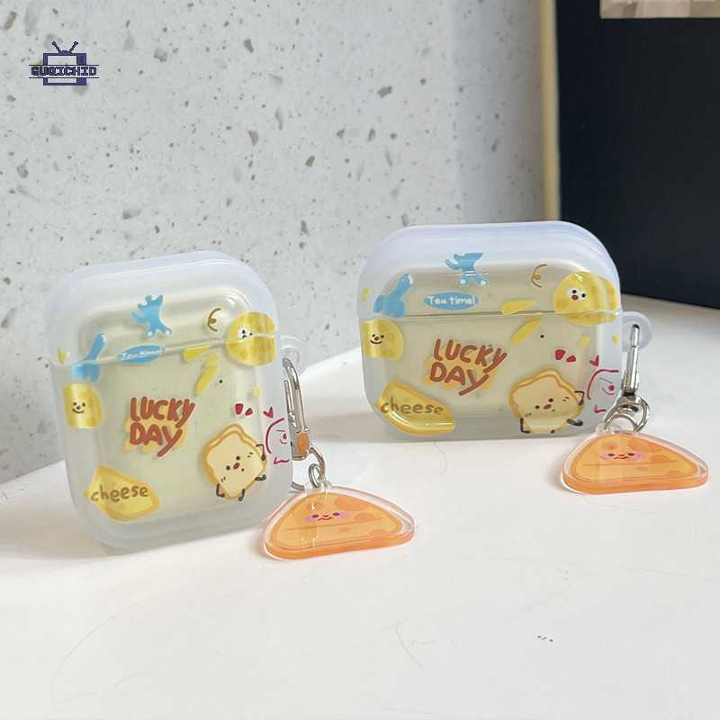 เหมาะสำหรับเคสป้องกันหูฟังบลูทูธลายการ์ตูน Airpods 2 เคสหูฟังแบบใสนิ่ม – โปรปัง