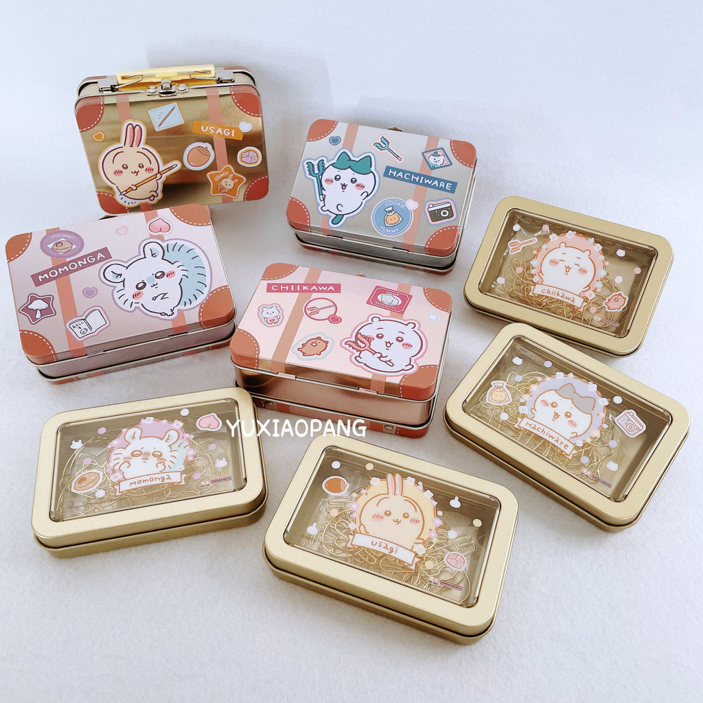 Chikawa chikawa Limited Japan Sun Star Tin Box Storage Paper Clip Mini Envelope Stationery