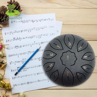 ✤โอเดล✤ # กลองลิ้นเหล็ก 6 นิ้ว 11 Tune เครื่องดนตรีมือ Pan Tank Drum พร้อม Ba
