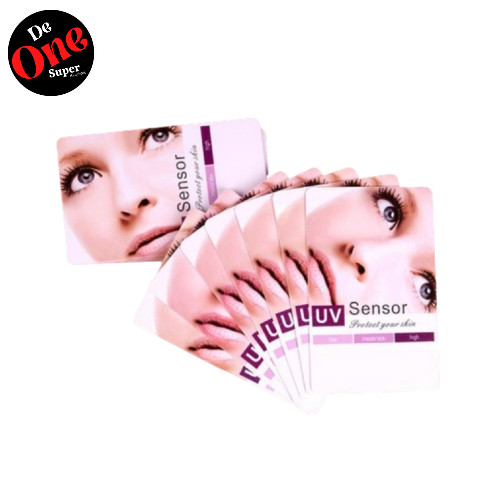 พร้อมส่ง การ์ดทดสอบรังสียูวี UV, UVA, UVB ในแสงแดด อุปกรณ์เสริม ตู้ปลา UV Test Card