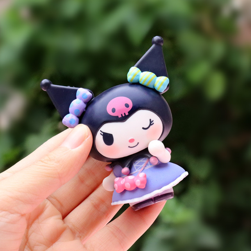 โมเดลสุ่ม  สูท SANRIO เครื่องประดับน่ารัก KUIOMI โมเดลของเล่น โมเดลของสะสม ของสะสม