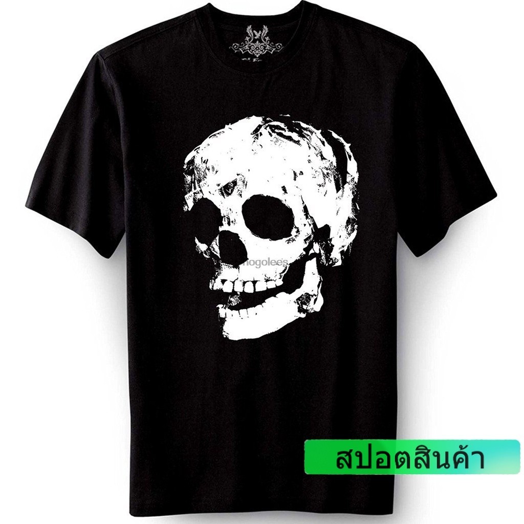 ร่ำรวย ROUND คอลูกเรือM0042ts เสื้อยืด พิมพ์ลายหัวกะโหลก กราฟฟิค แฟชั่นสําหรับผู้ชาย-4XL