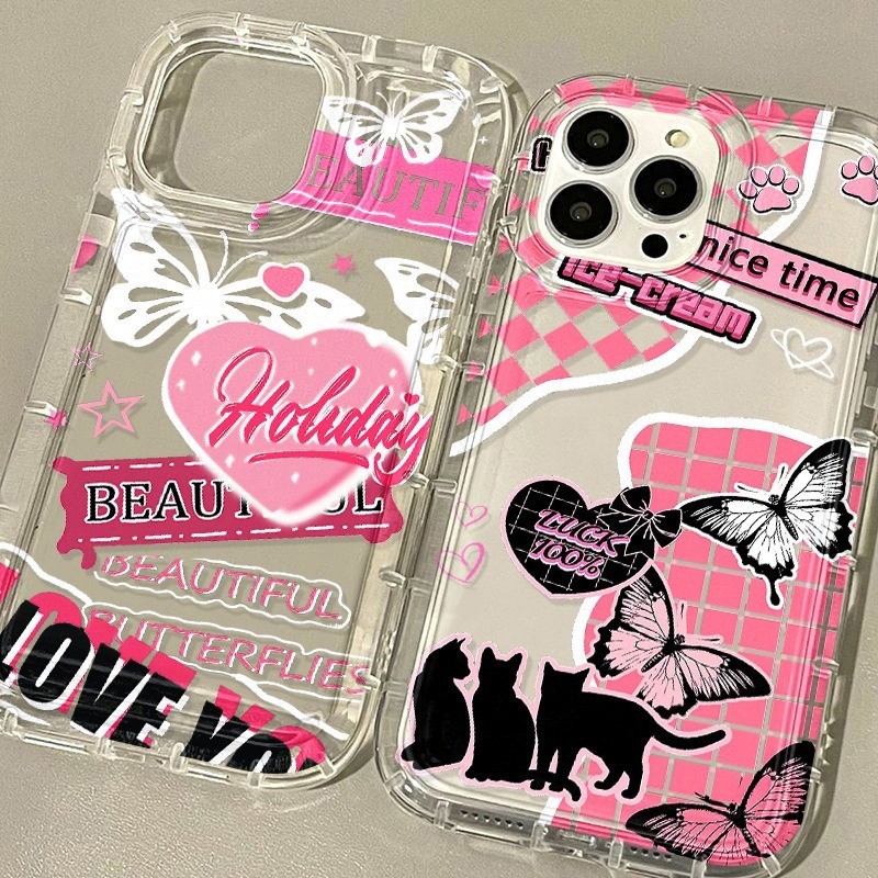 Case For iPhone 11 14 15 Pro Max 6 7 8 Plus 12 13 Pro Max 6 7 8 Plus XS Max เคสโทรศัพท์มือถือถุงลมนิรภัยป้องกันการตก