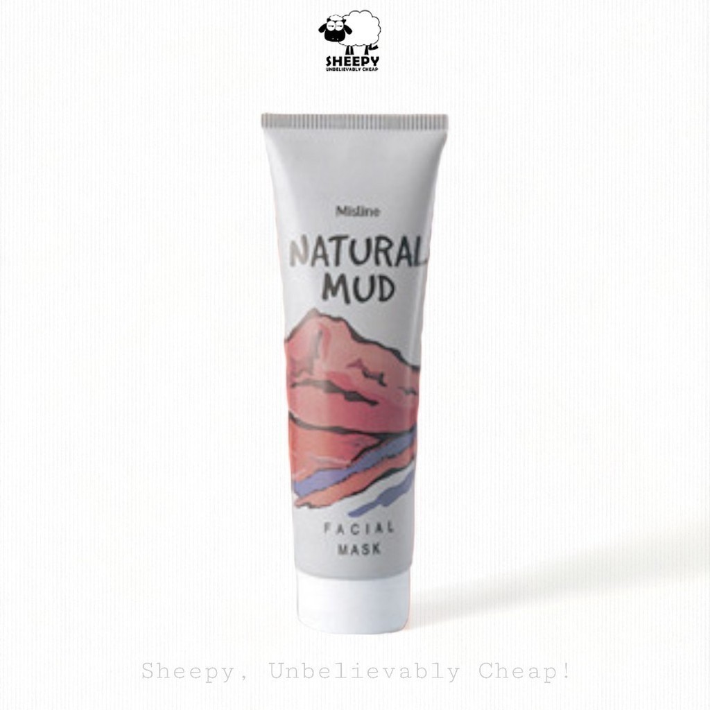 Mistine ครีมพอกหน้า โคลนธรรมชาติ มิสทีน NATURAL MUD FACIAL MASK 85กรัม