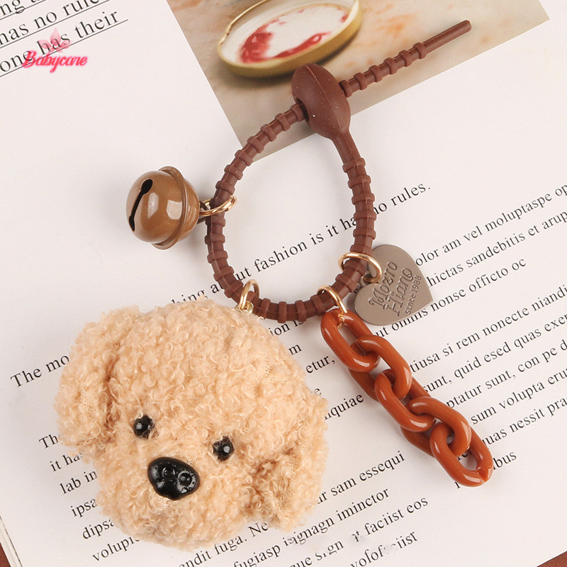 Byce> พวงกุญแจ จี้ตุ๊กตาสุนัขน่ารัก คุณภาพสูง DIY สําหรับคู่รัก