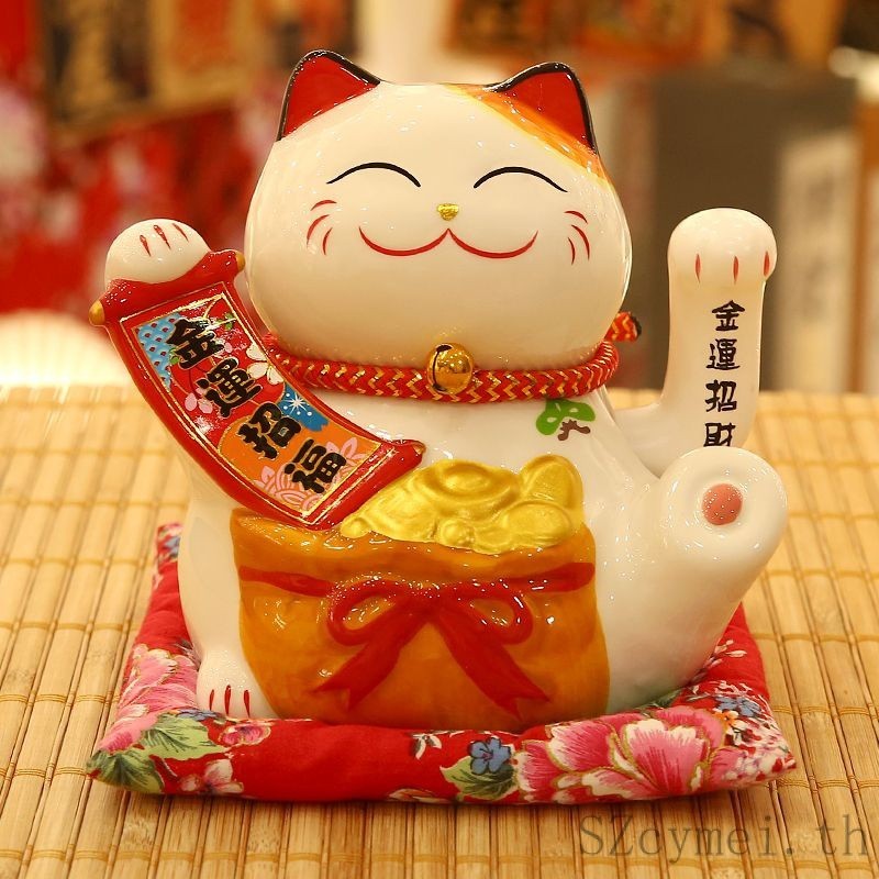 🌈 พร้อมส่งจ้า 🌈แมวกวัก นําโชค ญี่ปุ่น/ ของขวัญกวนๆ/ แมวกวัก/แมวกวักกล้ามโต ตุ๊กตาแมวกวักนําโชค ขนาดเล็ก อัตโนมัติ สําหรับตกแต่งบ้าน ห้องนั่งเล่น ออฟฟิศ