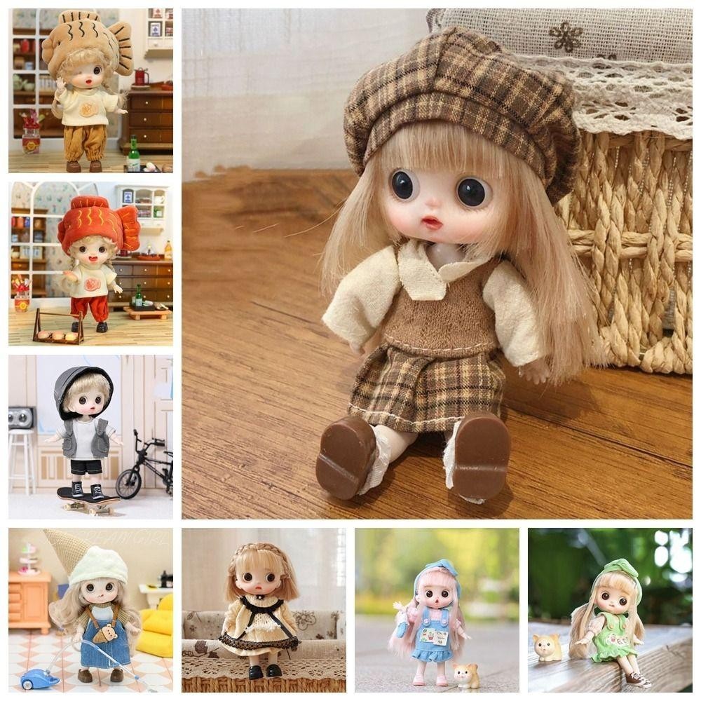 Sevenhome3e Ob11 ตุ๊กตาเสื้อผ้า, Movable Joints ปรับ Obitsu 11 เสื้อผ้าตุ๊กตา, 1/12 Bjd ตุ๊กตา Ob11 14 ซม.Mini Kawaii Obitsu เสื้อผ้าตุ๊กตาเด็ก ราคา ถูกที่สุด ดีลบีเคเค แกลเลอรีภาพที่ 8