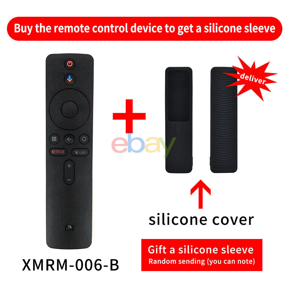 ใหม่ XMRM-006 สําหรับ Xiaomi MI Box S 4K TV Stick บลูทูธ Voice Remote พร้อมฝาปิด