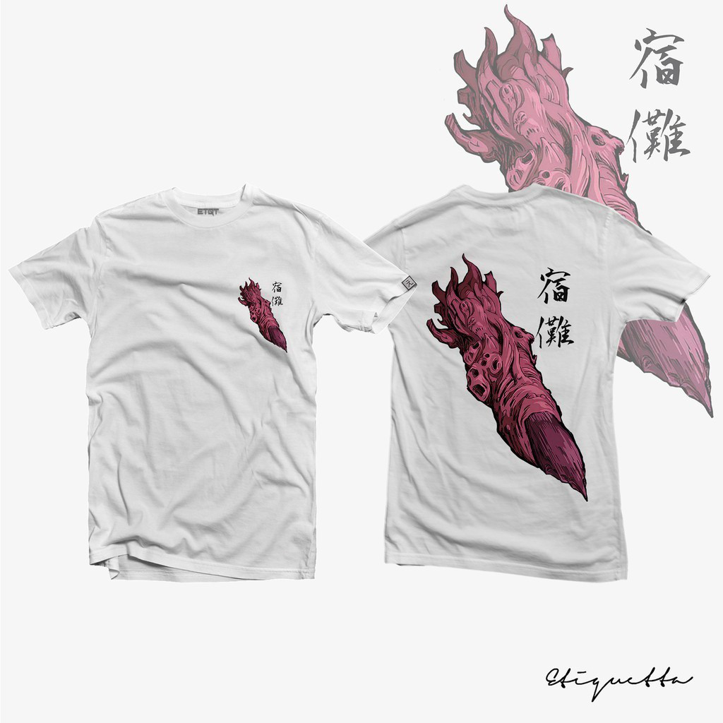 เสื้ออนิเมะ- Unisex - Jujutsu Kaisen - Sukuna Finger วัยรุ่น cotton 100% ผ้านิ่มใส่สบาย S-5XL