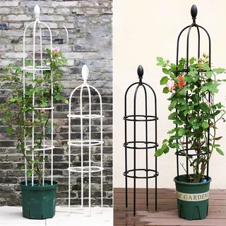145cm*28cm ซุ้มกุหลาบ ซุ้มกุหลาบเลื้อย โครงกุหลาบเลื้อย ซุ้มไม้เลื้อย เหล็กแข็งแรง ท่อเหล็กเคลือบ PE กันสนิม กระถางต้นไม