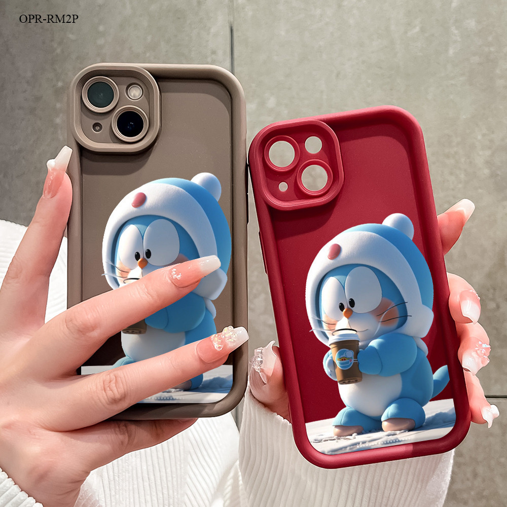 Realme 11 8 8i 7i C17 5 5i 5S 6i 2 Pro 4G 5G เคสเรียวมี สำหรับ Doraemon Snow เคสโทรศัพท์ Soft Silicone Phone Cases