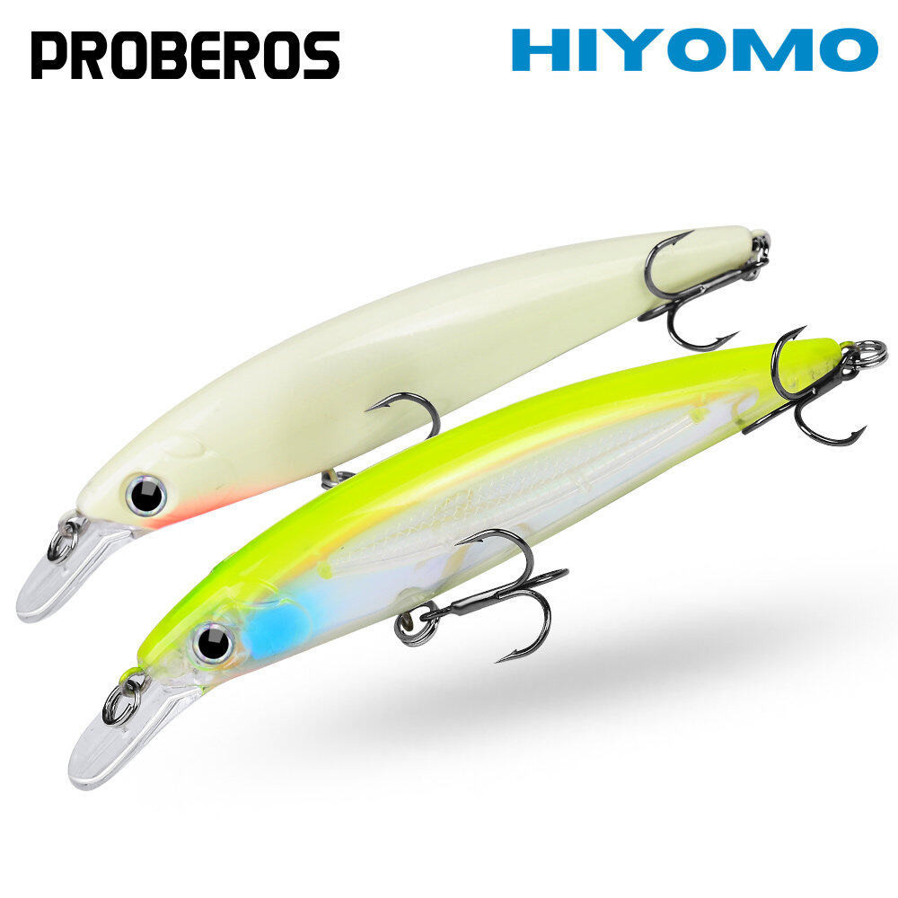 Proberos เหยื่อตกปลาประดิษฐ์ แบบจม เรืองแสง 9 ซม. 11 ซม. 1 ชิ้น