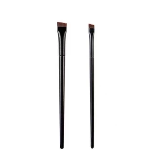 B-08✨Eyebrown brush แปรงเขียนคิ้วเเละแปรงอายไลเนอร์ 2 แบบ ขนแปรงบางพิเศษ แบบพกพา ทนทาน แต่งหน้ามืออาชีพ