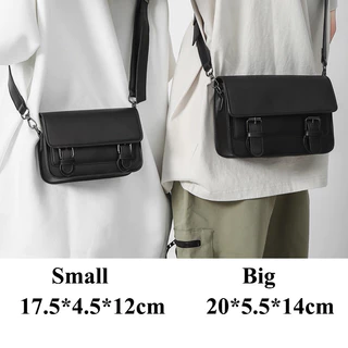 Sunwish SWS-Ja25 ใหม่ กระเป๋าสะพายไหล่ ทรงสี่เหลี่ยม ใบเล็ก พร้อมสายสะพาย 2 ขนาด 2024 แฟชั่นเกาหลี สําหรับผู้ชาย และผู้หญิง
