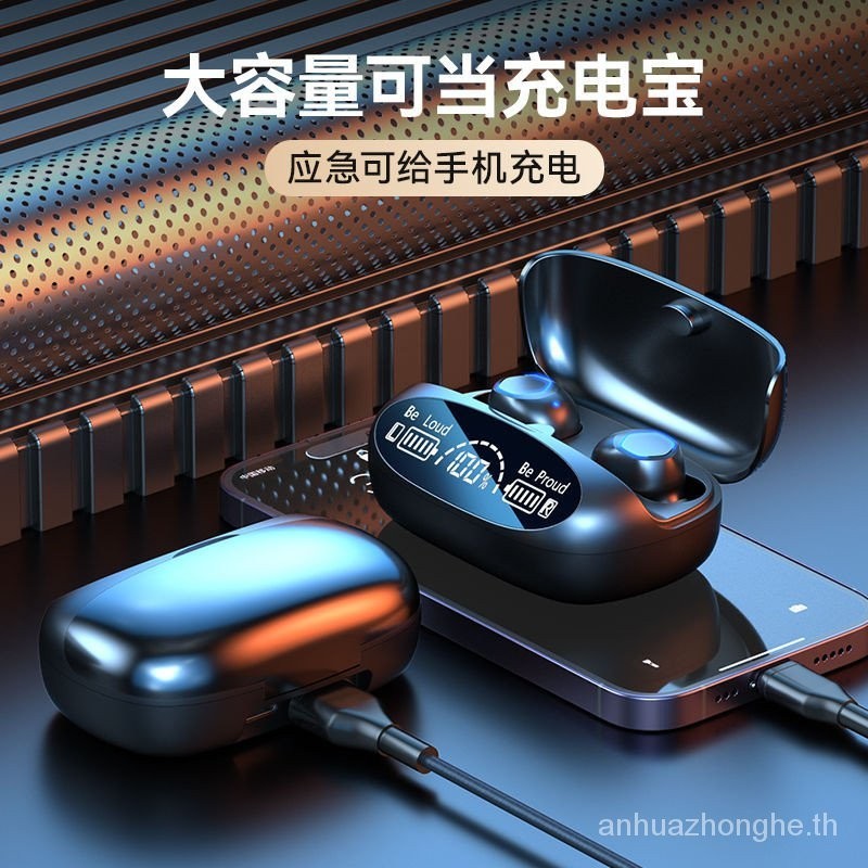 Anhua Zhonghe Store ใหม่ ชุดหูฟังบลูทูธไร้สาย ตัดเสียงรบกวน สําหรับ OPPO Apple vivo Huawei