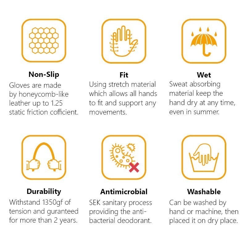 ★ Fit39 ★ ถุงมือกอล์ฟ No.1 สไตล์ญี่ปุ่น *CLASSIC* - BlackWhite Base 【1 คู่】 - รูปที่ 4