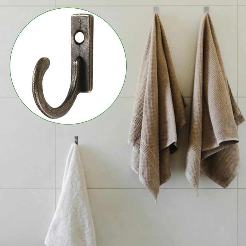 10 ชิ้น ขนาดเล็ก โบราณ ตะขอแขวนผนัง โค้ง หัวเข็มขัด แตร ล็อค ตะขอ สําหรับกล่องเครื่องประดับไม้ ฮาร์ดแวร์ บ้าน เสื้อโค้ท หมวก เสื้อผ้า - รูปที่ 3