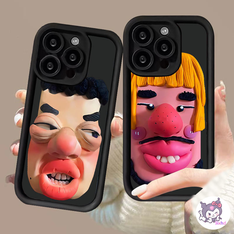 เคสโทรศัพท์ ซิลิโคนนิ่ม ลายอิโมติคอนหน้าตลก สําหรับ Realme C67 C53 C51 C35 C55 C15 C11 Note 50 C33 C21Y C30s C12 11 5 5i 5s 6i C3 C25Y C25s C30 Narzo 50A 50i Prime