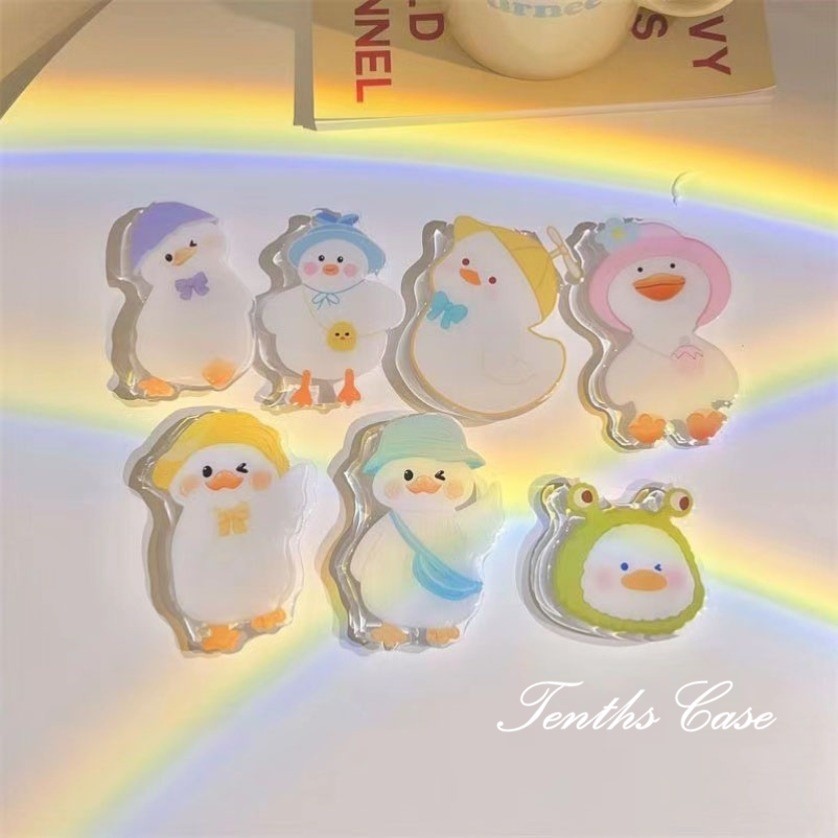 เป็ดน่ารัก การ์ตูนหมู กระต่าย สัตว์ โทรศัพท์มือถือ ป๊อป ตัวยึด INS ใช้แล้วทิ้ง กระเป๋า ที่วางโทรศัพท์มือถือ ซ็อกเก็ตสากล ขาตั้งโทรศัพท์