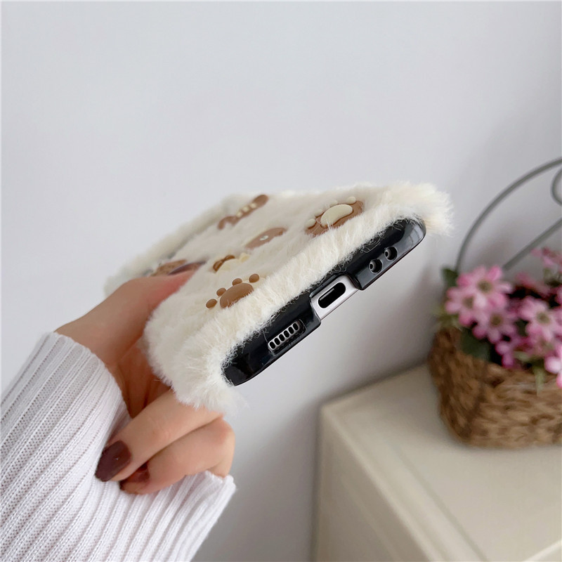 เคสโทรศัพท์มือถือแบบแข็ง ขนปุย ลายหมี 3D สําหรับ Samsung z flip 6 5 4 3 Case z Flip5 zflip5 Galaxy z flip 2 1 ราคา ถูกที่สุด ดีลบีเคเค แกลเลอรีภาพที่ 9