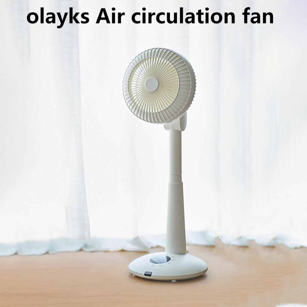 Olayks พัดลมไฟฟ้า หมุนเวียนอากาศ แนวตั้ง 360° หัวเคลื่อนไหว