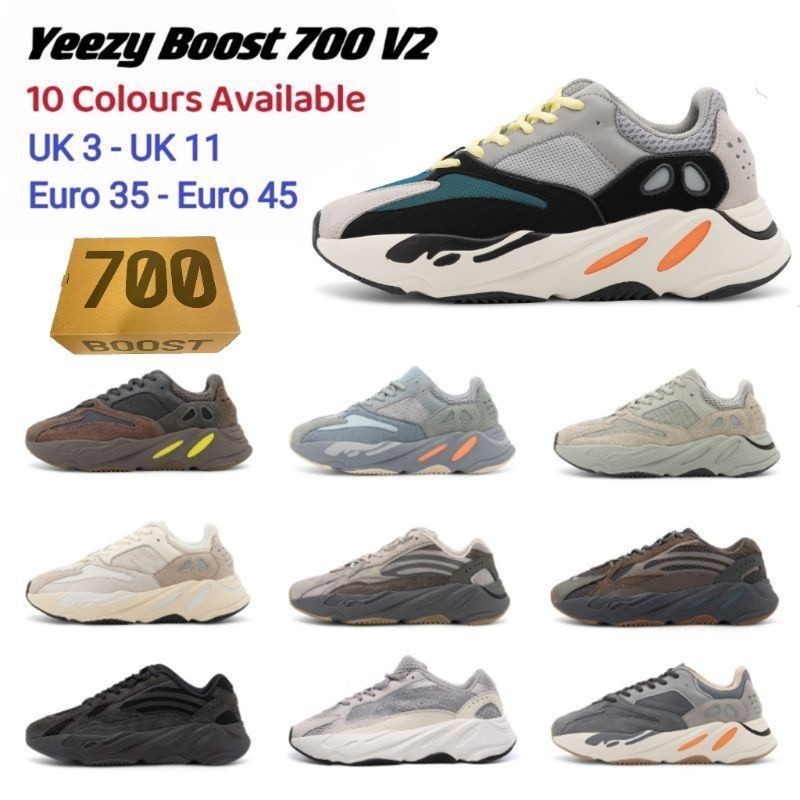 (Ф) ♞Kasut Yeezy Boost 700 V2 รองเท้าผ้าใบ ระบายอากาศ คุณภาพสูง เหมาะกับการวิ่ง เล่นกีฬา ไซซ์ 35-45 [700]