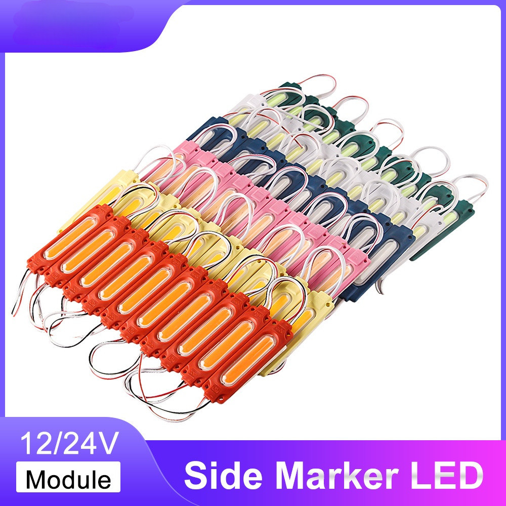 (ราคา1ชุด10อัน) โมดูล COB DCมี12Vกับ24V led ไฟLEDไฟใสรถ 6เม็ดไฟ ไฟป้ายอักษรณ์ ไฟงานป้าย โมดูลตู้ไฟ Lighting