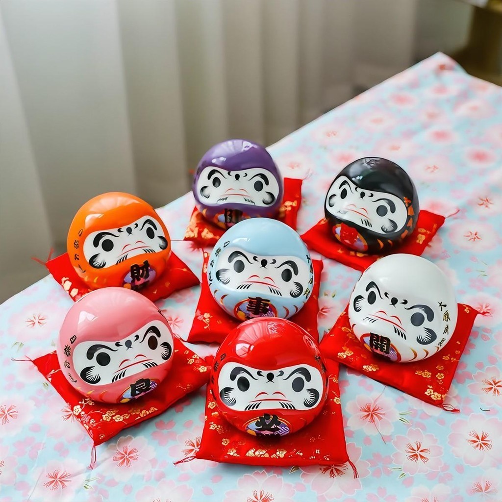 ดารุมะ กระปุกออมสิน Daruma ขนาด 5 นิ้ว ตุ๊กตาแห่งความปรารถนา คำอธิษฐาน การขอพร ความสำเร็จ และของขวัญมงคลสำหรับโอกาสต่างๆ