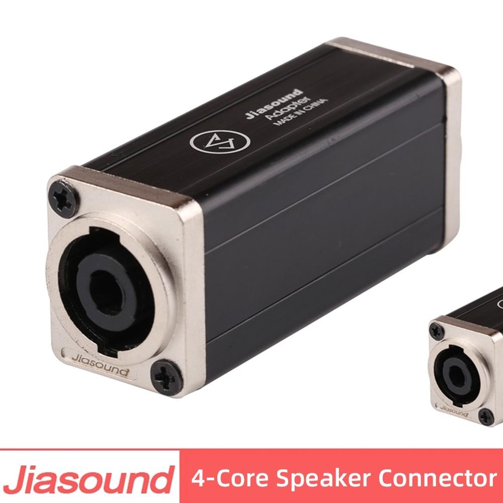 Jiasound ปลั๊กเชื่อมต่อลําโพง สี่แกน XLR ตัวผู้ ตัวเมีย แบบมืออาชีพ