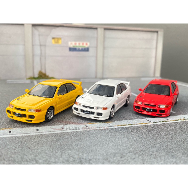 รถจิ๋ว โมเดลรถ Mitsubishi Lancer Evo 3 1:64 🔥 มีกล่อง 🔥 โมเดลรถเหล็ก