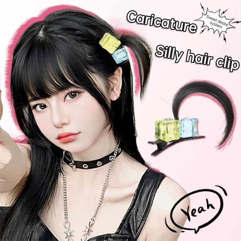 COD-ในไทย💖กิ๊บหนีบผมวิกผม ตลกความน่าสนใจ สไตล์ญี่ปุ่นและเกาหลี อะนิเมะcosplay เครื่องประดับผมแฟชั่น-