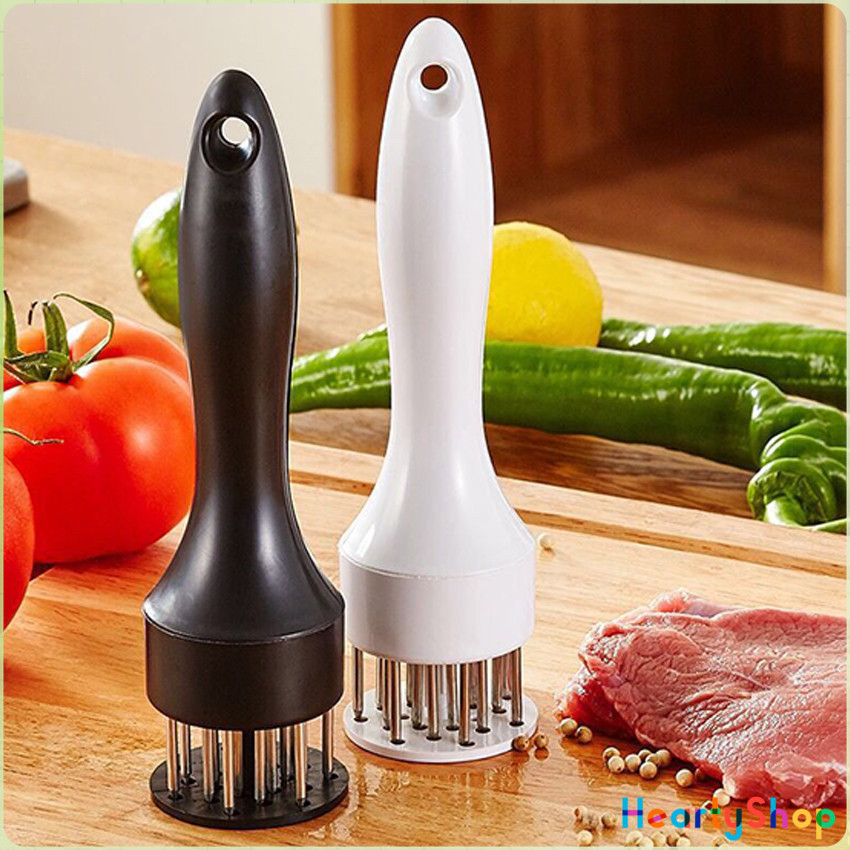 HeartyShop เครื่องจิ้มเนื้อ จิ้มหนังหมูกรอบ อุปกรณ์ทำเนื้อนุ่ม เครื่องใช้ในครัว Meat tenderizer