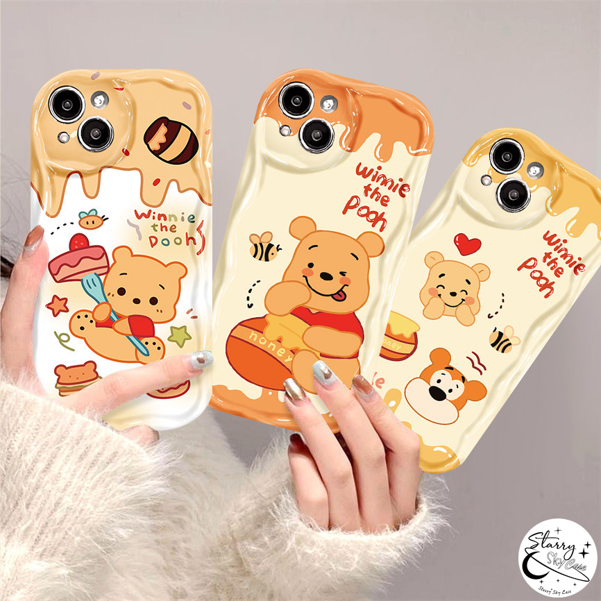 Winnie The Pooh Ice Cream Bear Star Flower Burger Donut Love Heart Tiger สําหรับ Vivo Y11 Y17s Y22 V