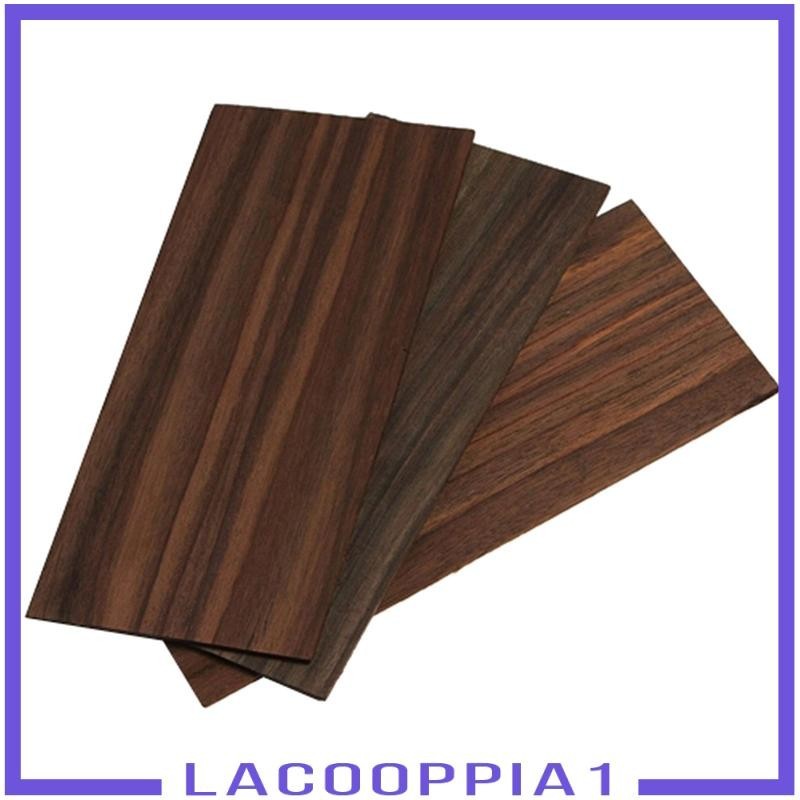 [Lacooppia1] อะไหล่แผงไม้วีเนียร์ ไม้โรสวูด DIY สําหรับกีตาร์ 3 ชิ้น