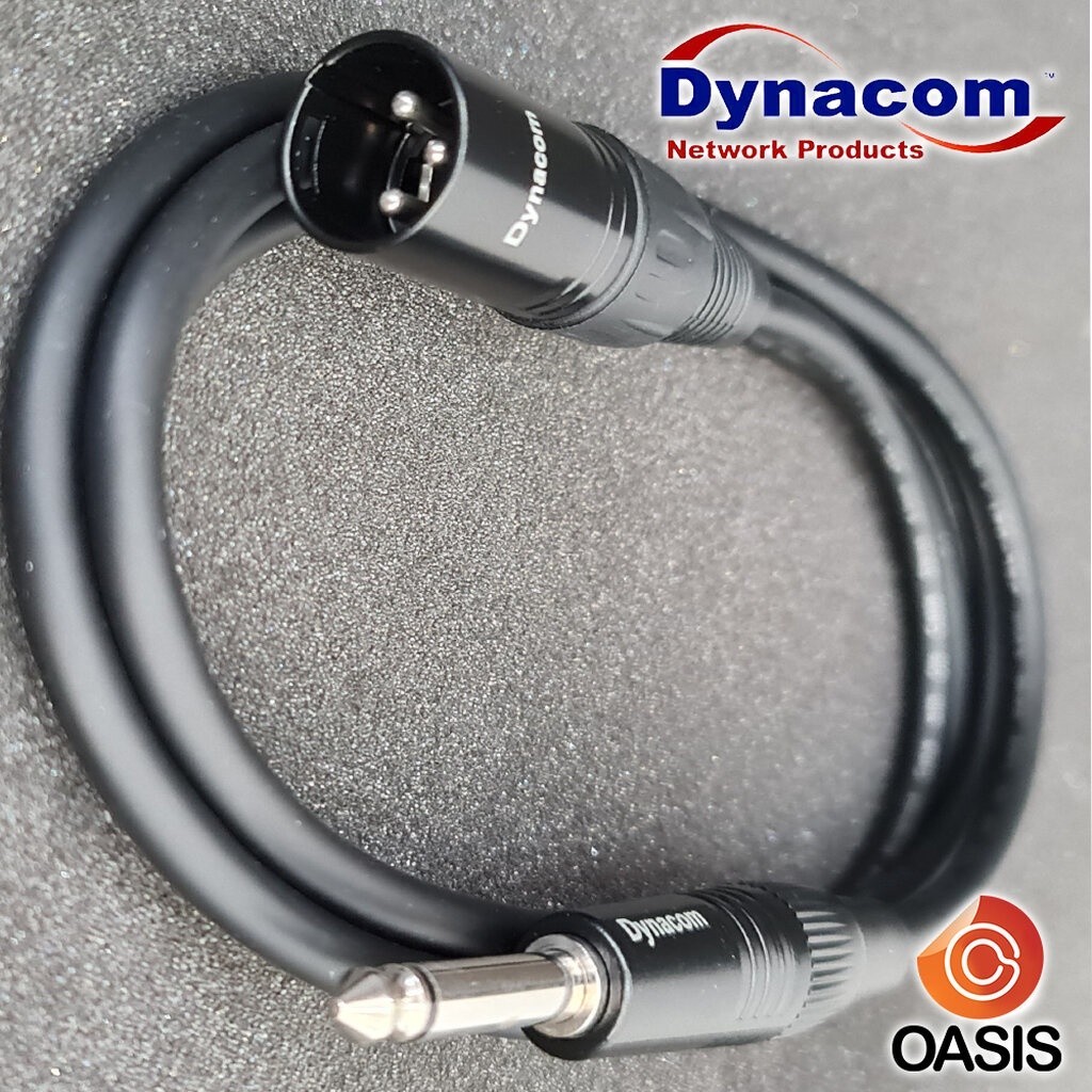 สายเชื่อมต่อ (1.5-10เมตร) DYNACOM J021 Stereo By Germany สาย xlr to 6.5 สายสัญญาณ CABLE MIC/XLR(ผู้)