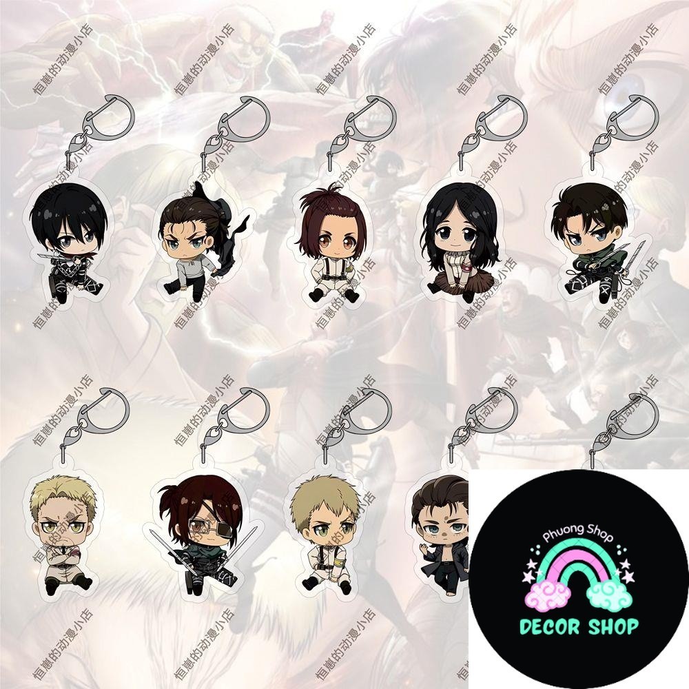 Attack on Titan Eren Jaeger Carla Mikasa Ackerman Attack on Titan Eren Jaeger Carla Mikasa พวงกุญแจอ