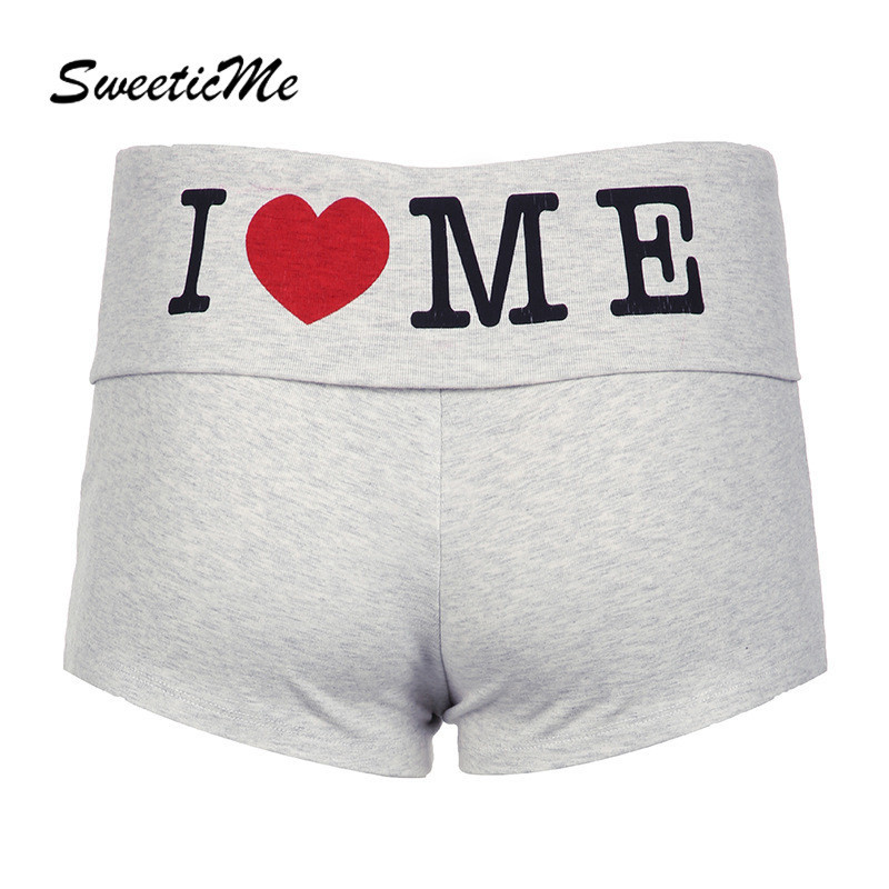 Sweeticme ใหม่ กางเกงขาสั้น เอวต่ํา ลําลอง พิมพ์ลาย เซ็กซี่ แฟชั่นสําหรับสตรี 2024
