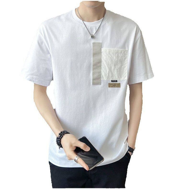 Leoman เสื้อยืดเเขนสั้นผู้ชาย เสื้อเเฟชั่นสีพื้น รุ่น M0930