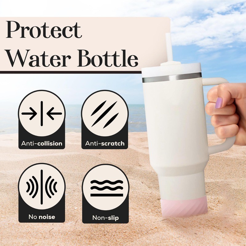 Sugaw 10 มม.ฝุ่นหลอด & Tumbler ซิลิโคน Boot ชุด Begonia ฟางฝาปิดขวดน้ํา Protector Boot สําหรับ 40oz Stanley ถ้วยอุปกรณ์เสริม ราคา ถูกที่สุด ดีลบีเคเค แกลเลอรีภาพที่ 6