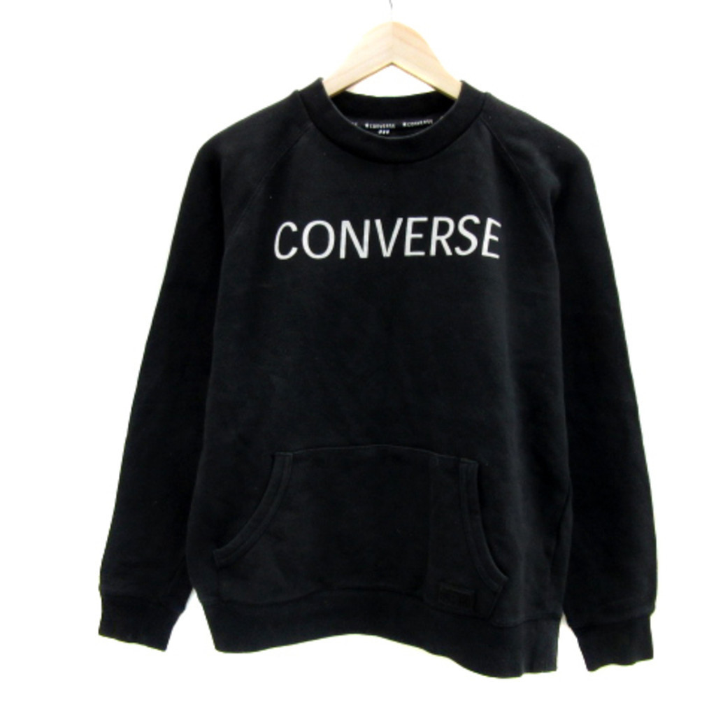 Converse ALL STAR ALL STAR TRAINER SWEAT L BLACK Direct from Japan Secondhand