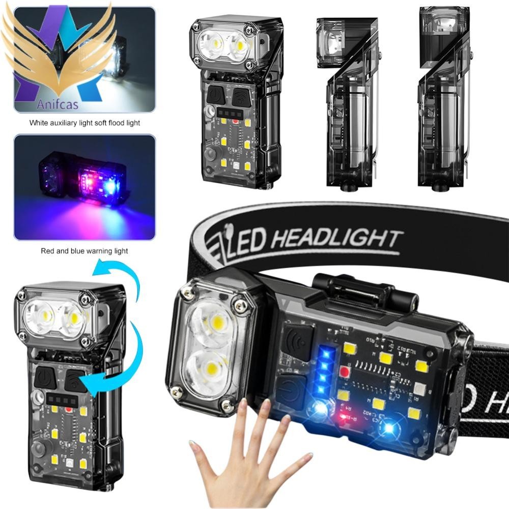 ไฟฉาย LED SMD ชาร์จ USB เซนเซอร์ตรวจจับการเคลื่อนไหว