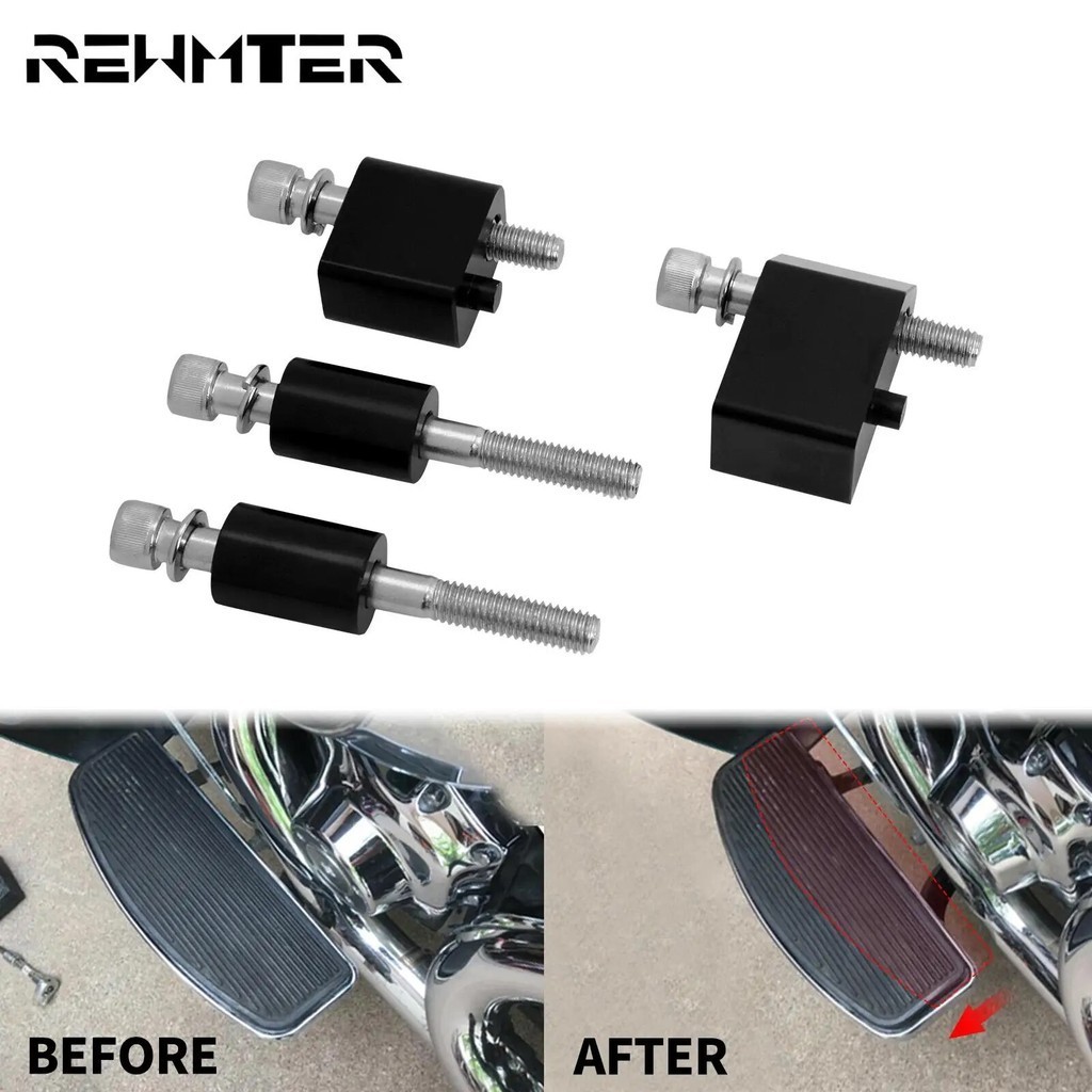 RE Motorcycle 1-1/4'' Driver Floorboard Extension Spacer Kit Foot Pedal  Kickstand Extension For Har